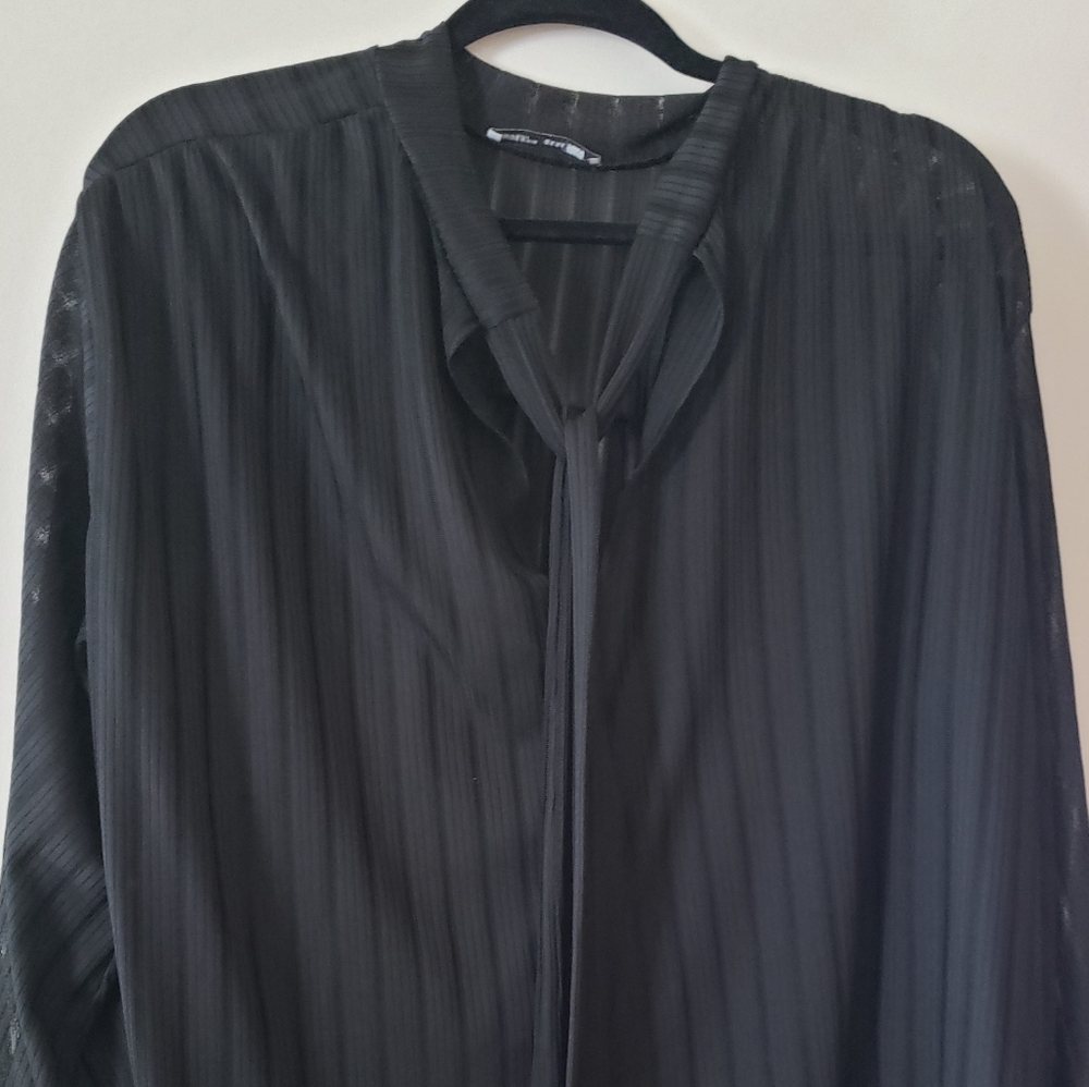 Sheer Stripe Top